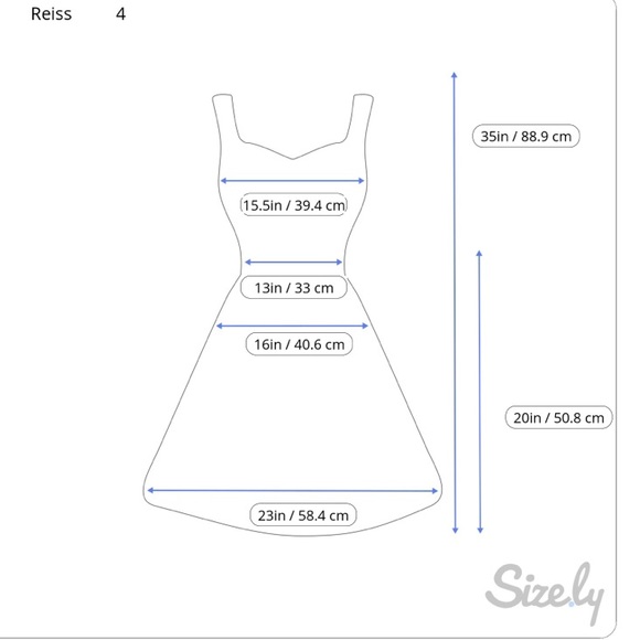 REISS geometric fit and flare dress - Picture 10 of 10